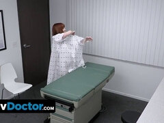Amber Dawn & Hannah Grace engage in hot roleplay with their perverted doctor