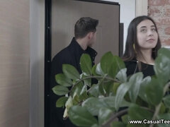 Comforting neighbor with sex