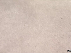 デカパイ, ブロンド, 巨乳な, カップル, ハードコア, キス, 剃毛, オッパイの