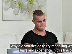 Euro casting agent cocksucking in audition