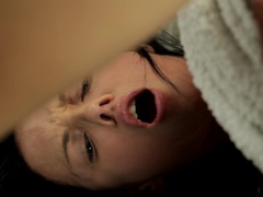 Schwarz, Emotionale dirne, Masturbation, Muschi, Rasiert, Solo