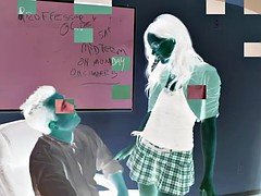 Blasen, Braunhaarige, Fetisch, Hardcore, Pornostars, Schulmädchen, Titten