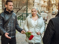 Leie, Blasen, Vollbusig, Paar, Tschechisch, Hd, Realität, Ehefrau