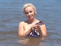 Chica, Bikini, Rubia, Sexo duro, Madres para coger, Monstruo, Tetas naturales, Tetas