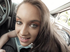 Arsch, Kondom, Paar, Lingerie, Natürlichen titten, Im freien, Höschen, Pov
