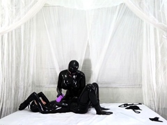 Fetiche, Hd, Látex, Lesbiana, Leche, Juguetes