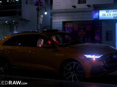 Grosser schwanz, Schwarz, Blondine, Blasen, Schwanz, Lecken, Masturbation, Titten