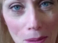 Leie, Grosse titten, Blondine, Blasen, Spermaladung, Hausfrau, Milf, Ehefrau