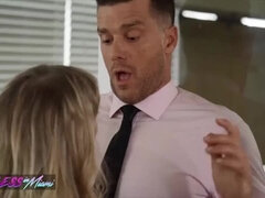 Mackenzie Moss Seduces Repair Guy for Hardcore Office Sex - Big Cock Action