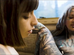 Punk girls anal fisting soul-stirring porn scene