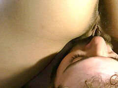 Wife boy toy, eating her out, pussy licking orgasm