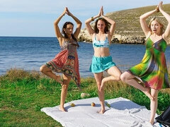 18 jaar, Vingeren, Likken, Ondergoed, Buiten, Kut duiken, Geschoren, Strippen