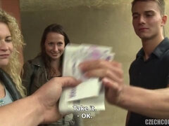 素人, ブロンド, フェラチオ, フォアサム, 手コキする, アウトドア, ハメ撮り, ティーン