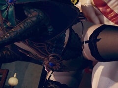 Stockings hdsex, 3d, fantasy