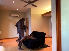 Enthousiasteling, Anaal, Zwart, Zwart, Hardcore, Interraciaal, Trio, Bekijker