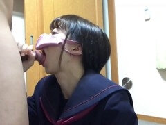 アジア人, フェラチオ, 中出し, オマンコ, ティーン, オッパイの, ユニフォーム, ヤリマンの