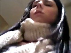 Horny Black Hair Girl Sucking And Riding Cock
