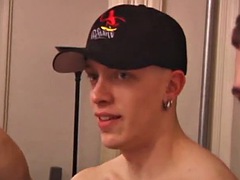 Big cock, Clothed, Cumshot, Gay, Group, Rough