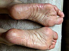 More SPERM Therapy for Lyn's Dry Feet - Part 4