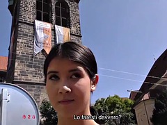 素人, フェラチオ, 浮気する, チェコ, 彼女, お金, 現実, ティーン