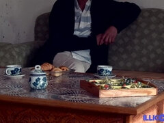 素人, 茶髪の, カップル, 浮気する, フランス人, 下着, 淫乱熟女, ヤリマン