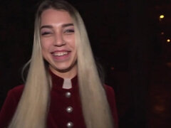 Amateur, Grosse bite, Blonde, Gorge profonde, Femelle, Orgasme, De plein air, Pov