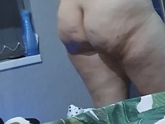 素人, デカパイ, フェラチオ, 捕まる, オナニー, 淫乱熟女, パンティ, 義母