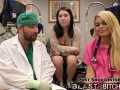 Americano, Entre bastidores, Médico, Guantes, Látex, Coño, Afeitado, Juguetes