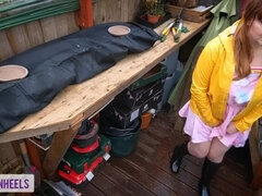 Anal, Bottes, Attrapée, De plein air, Caoutchouc, Pute, Gicler, Tabou