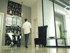 Blasen, Braunhaarige, Hundestellung, Küssen, Rasiert, Jungendliche (18+)