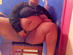 Gorda, Verga grande, Negro, Ébano, Latina, Masturbación, Pene, Juguetes