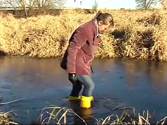 Stiefel, Latex, Gummi