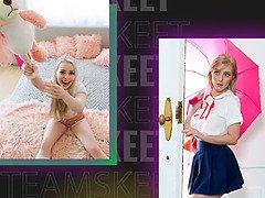 捕まる, 衣服着たままセックス, Hd, レズビアン, ふっくら乳首, 生徒, 教師, 三人