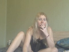 Doigter, Lingerie, Masturbation, Maman, Orgasme, Chatte, Rasée, Jouets