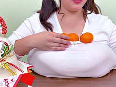 Asiatisch, Wohlbeleibte schöne frauen, Grosse titten, Japanische massage, Titten