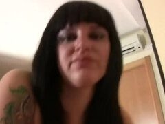 Chubby spanish girl in private fake casting