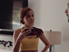 デカチン, 茶髪の, ジム, ティーン, オッパイの