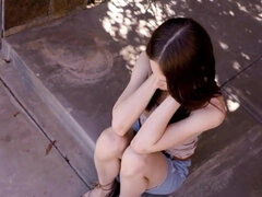 18, デカチン, フェラチオ, 茶髪の, 爸, 彼女, ポルノスター, オマンコ