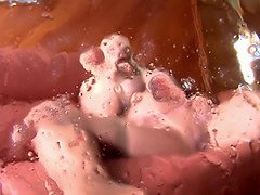 ブロンド, イく瞬間, 足フェチ, Hd