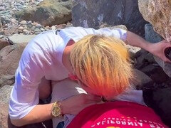 Gay blowjob, amateur blowjobs, gay beach