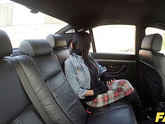 Grosser arsch, Blasen, Britisch, Braunhaarige, Titten