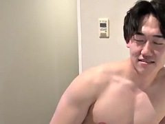アジア人, デカチン, フェラチオ, カップル, イく瞬間, フェティッシュ, ゲイ, オナニー
