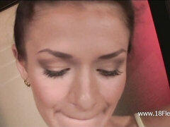 Amateur, Mamada, Morena, Estilo perrito, Sexo duro, Afeitado, Flaco, Adolescente