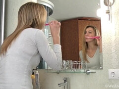 Nasty furry babe hot solo clip