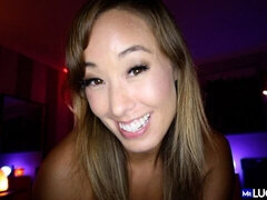 Азиатки, Красивые, Минет, Семяизвержение, Член, Ласковые ручки, Лизание, От первого лица