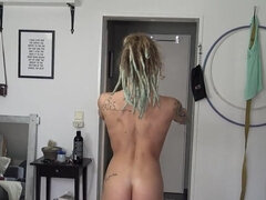 Anal, Nana, Allemand, Masturbation, Naine, Chatte, Maigrichonne, Tabou