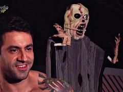 デカチン, イく瞬間, 爸, 手コキする, ラティーナ, オナニー, 一人