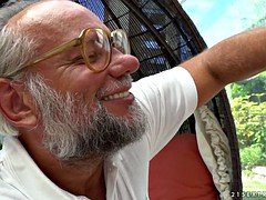 European, Grandpa, Teen, Tits