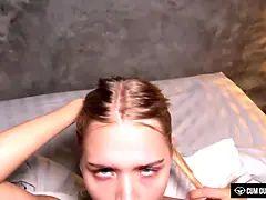 18 jahre, Leie, Europäisch, Aufs gesicht abspritzen, Hd, Realität, Rau, Titten