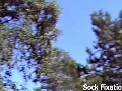 緊縛, 足, 足フェチ, レズビアン, 下着, オージー, 穴開きパンティ, ハメ撮り